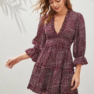 SHEIN open back dress